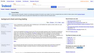 background check and drug testing - Amazon.com Jobs - Page 2 ...