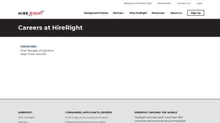 HireRight Employee Profiles | HireRight