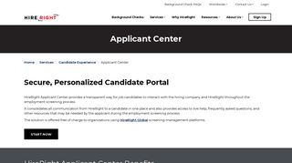 Applicant Center | HireRight