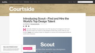Introducing Scout—Find and Hire the World's Top Design Talent ...