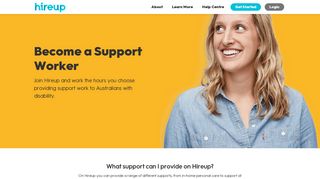 Become a Support Worker - Hireup