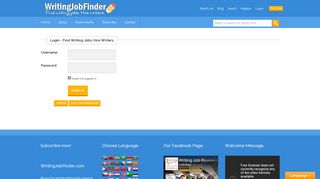 Login - Find writing jobs. Hire writers.