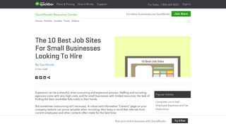 The 10 Best Job Sites for Small Businesses Looking to Hire