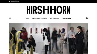 Join & Give - Support - Hirshhorn Museum and Sculpture Garden ...