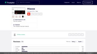 Hiscox Reviews | Read Customer Service Reviews of www.hiscox.co.uk