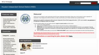 Houston Independent School District (HISD) - applitrack.com