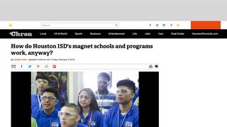 How do Houston ISD's magnet schools and programs work, anyway ...