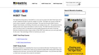 HiSET Test: The Definitive Guide (updated 2019) by Mometrix