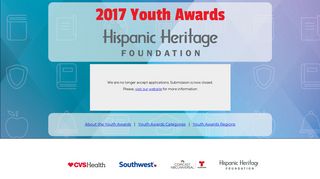 2017 Youth Awards - Hispanic Heritage Foundation