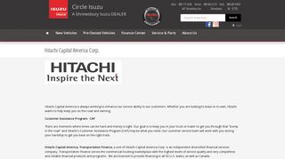 Hitachi Capital America Corp. | Circle Isuzu