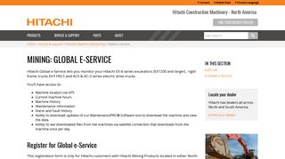 Global e-Service | Hitachi
