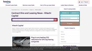 Car Leasing News for Hitachi Capital | Leasing.com