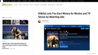 Hitbliss Lets You Earn Money for Movies and TV Shows by Watching ...
