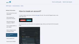 How to create an account? – HitBTC Support