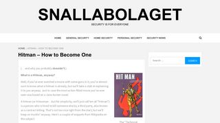 Hitman – How to Become One – SnallaBolaget