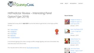 HitPredictor Review - Interesting Panel Option? (Jan 2019) - Paid Survey