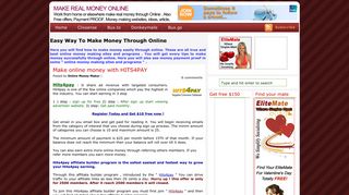 MAKE REAL MONEY ONLINE: Make online money with HITS4PAY