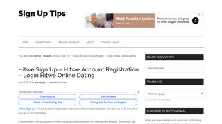 Hitwe Sign Up - Hitwe Account Registration - Login Hitwe Online ...