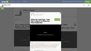 Hitwe.com Login Page - Learn How To Sign In To ... - Scoop.it