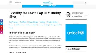 Top 9 HIV Dating Sites of 2015 - Healthline