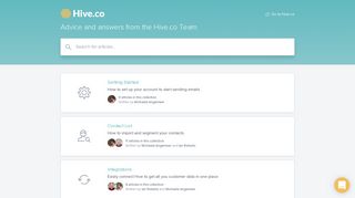 Hive.co Help Center