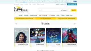 Books - New & Bestselling Books Across All Genres - Hive.co.uk