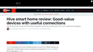 Hive smart home review: Good-value devices with useful connections ...