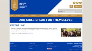 Parent Link | Ivanhoe Girls' Grammar School