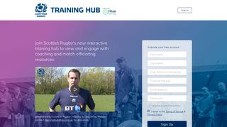 Scottish Rugby - Online Training Hub - Powered by Hive Learning