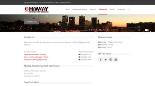 HiWAAY Information Services – Contact Us - Hiwaay.net