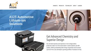 A123 Systems - Automotive Lithium-ion Solutions