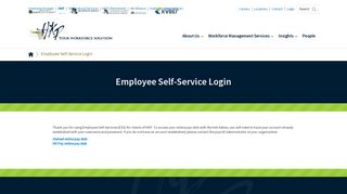 Employee Self-Service Login | HKP