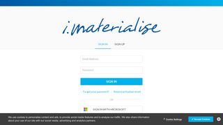 Sign In - i.materialise's service