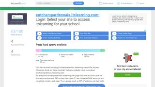 Access entchampardennais.itslearning.com. Login: Select your site ...