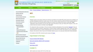WiFi | Information Technology Services, The University ... - ITS.hku.hk