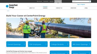 Careers - CenterPoint Energy