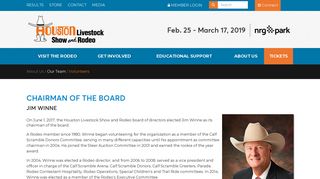 Volunteers - Houston Livestock Show and Rodeo