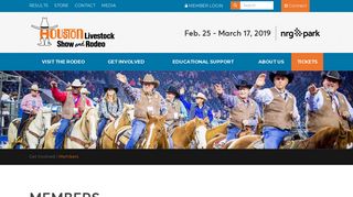 Members - Houston Livestock Show and Rodeo