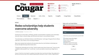 Rodeo scholarships help students overcome adversity - The Daily ...
