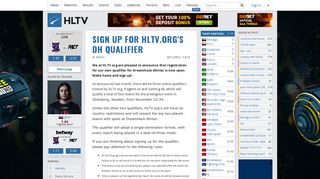 Sign up for HLTV.org's DH qualifier | HLTV.org