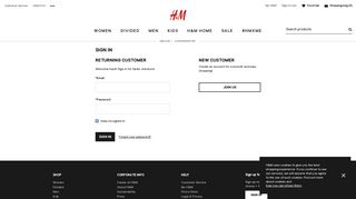 Login - H&M