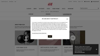 H&M Club Information