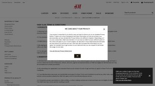 H&M Club Terms & Conditions
