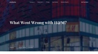 What Went Wrong with H&M? - Omnilytics