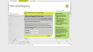 Land Registry portal - HM Land Registry