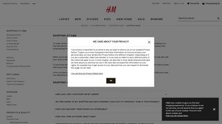 Shopping Online - H&M