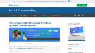 HMA! Interview: How To Leverage The Affiliate Channel & Grow The ...