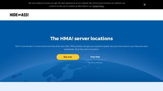 See All Our Global Server Locations | HideMyAss! - HMA!