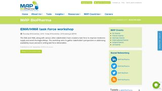 EMA/HMA task force workshop | MAP BioPharma