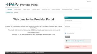 Provider Portal - Hawaii Mainland Administrators, LLC.